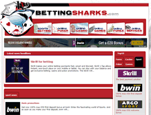 Tablet Screenshot of bettingsharks.com
